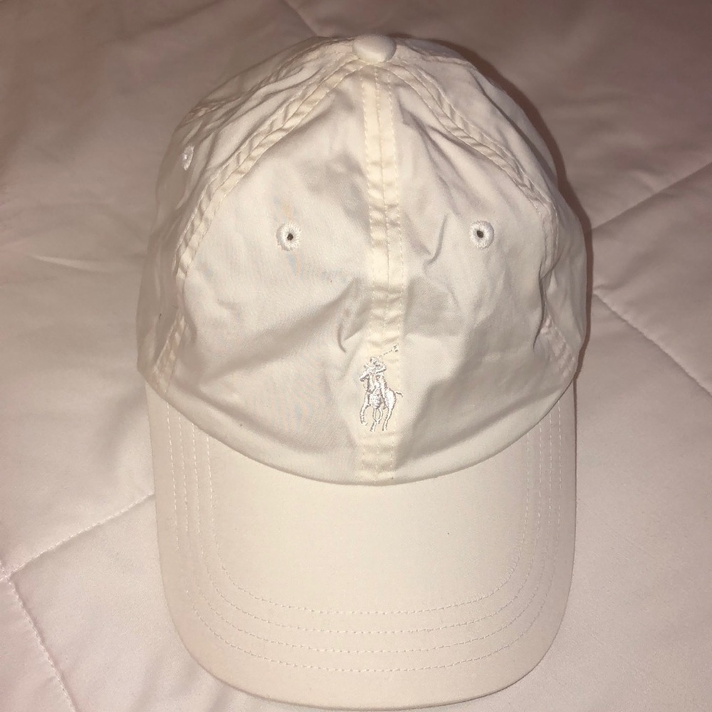 Ralph Lauren Polo Golf White Baseball Cap
